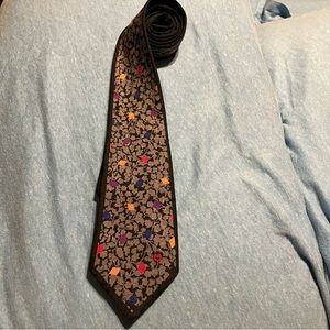 Mila Schön Vintage Silk Tie Retro Fun Pattern